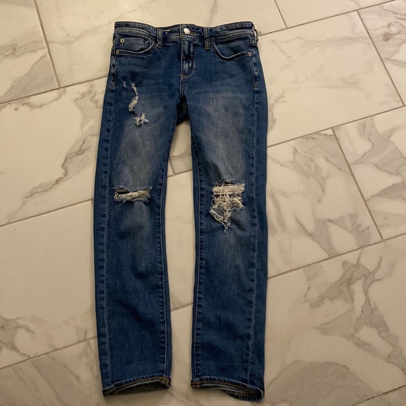 Pilcro Slim Boyfriend Crop Jeans. Size 26. Jeans are in good condition - Picture 1 of 16